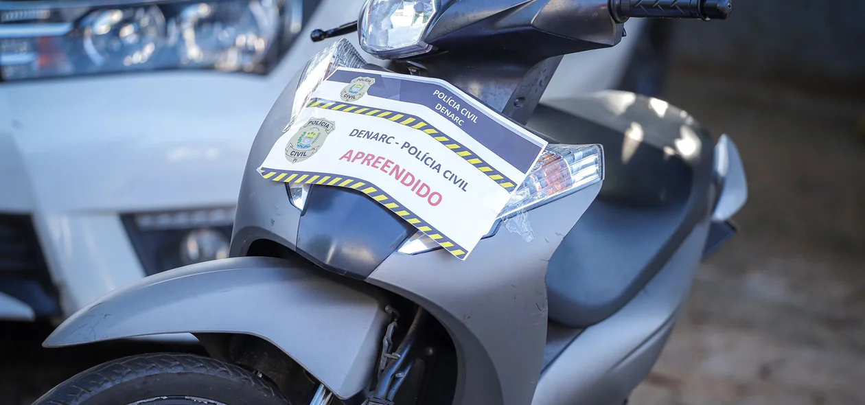 Moto apreendida