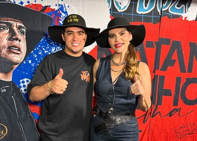 Natanzinho Lima e a prefeita Fernanda Marques