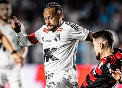 Neymar decide, e Santos vence o Flamengo no Brasileirão
