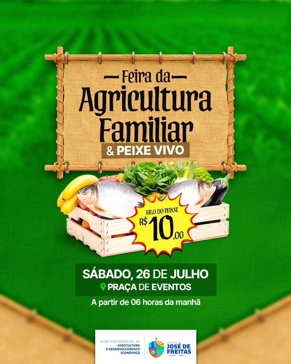 O evento acontece a partir das 6h da manhã na Praça de Eventos Freitas Filho