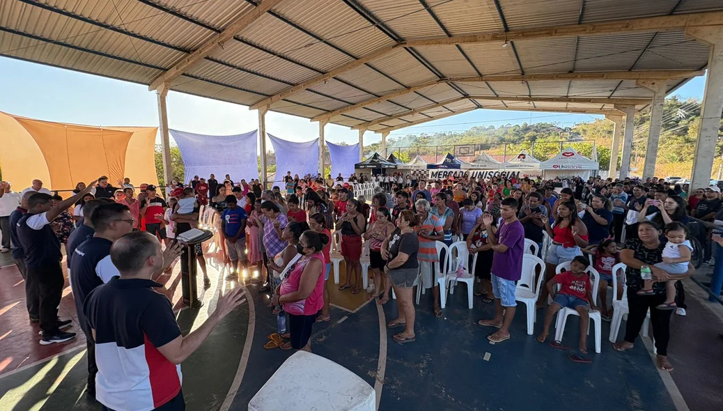 O momento ocorreu no conjunto Pedro Balzi