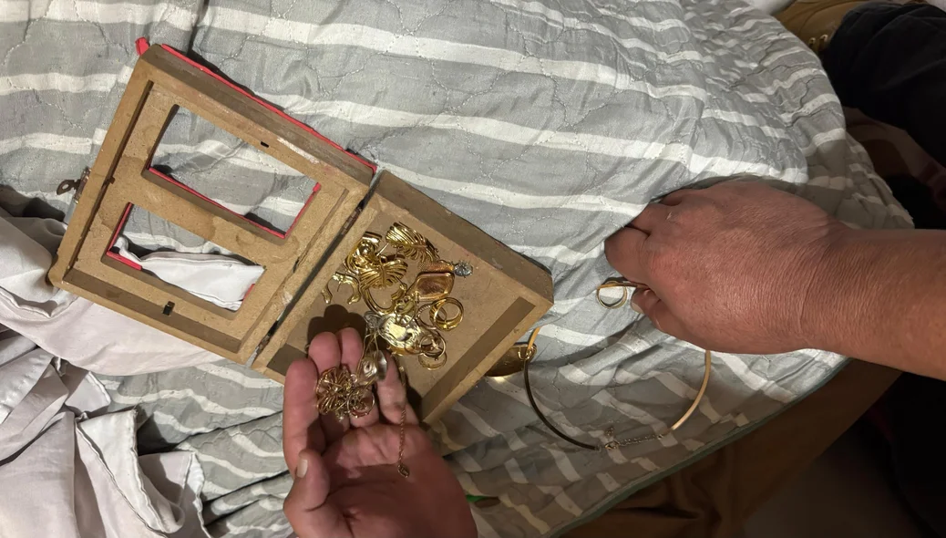 Ouro apreendido durante a operação