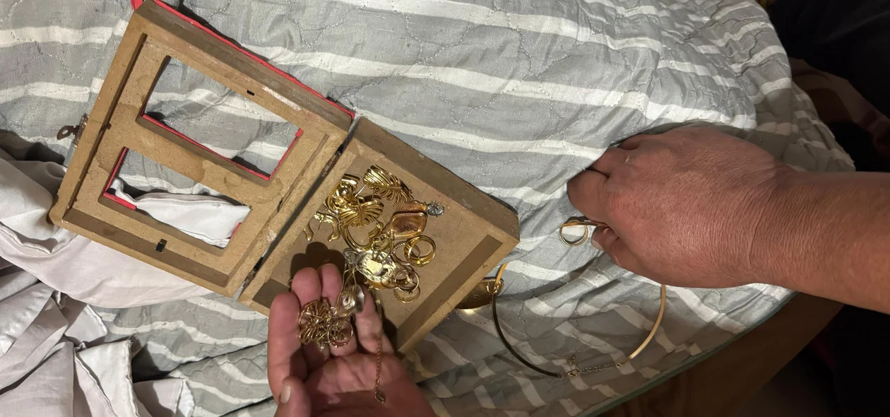 Ouro apreendido durante a operação