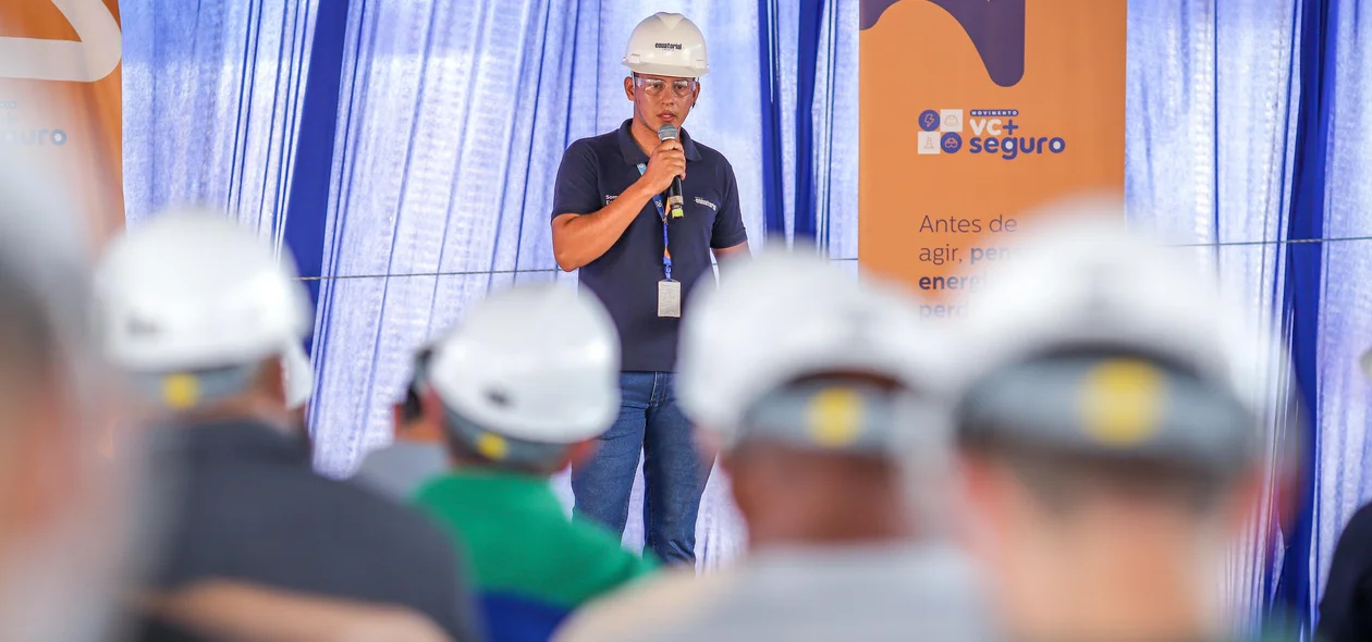 Palestra do executivo de obras de alta tensão da Equatorial Piauí