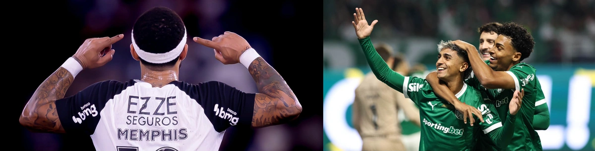 Palmeiras vence Grêmio e Corinthians empatam com o Botafogo no Brasileirão