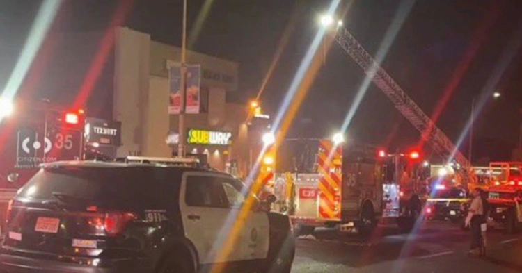 Pessoas foram atropeladas em Los Angeles enquanto esperavam para entrar em uma boate