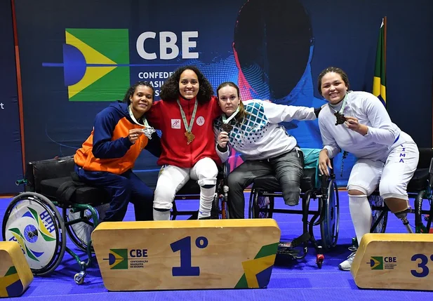 Piauiense Rayssa Veras é campeã do Brasileiro de Paraesgrima 2025