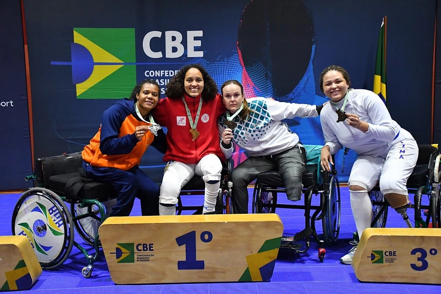 Piauiense Rayssa Veras é campeã do Brasileiro de Paraesgrima 2025