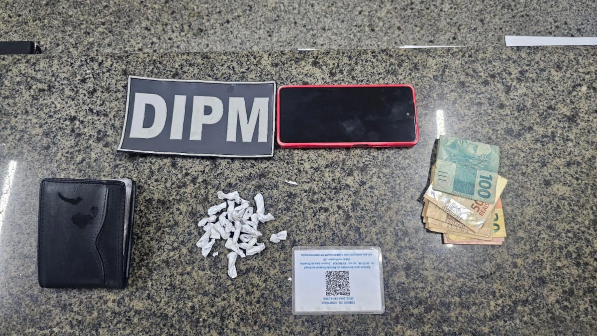 Polícia prende homem suspeito de tráfico de drogas e receptação em Parnaíba