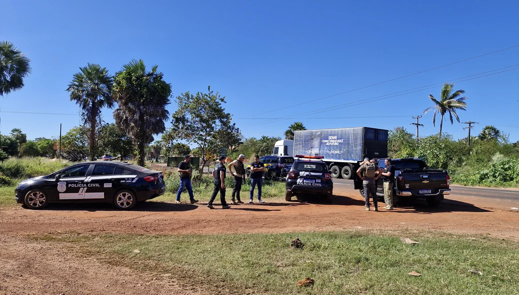 Policiais mobilizados