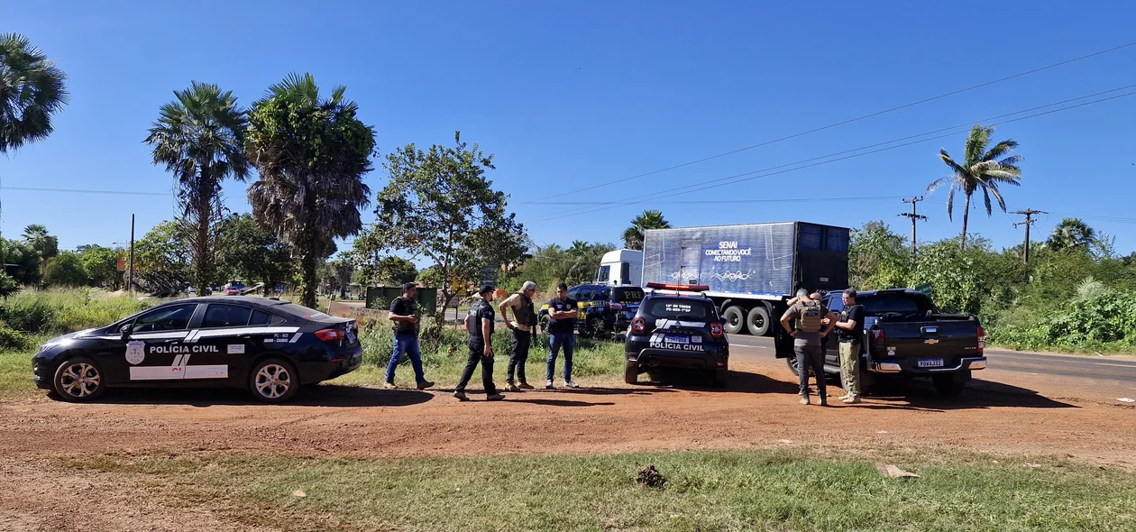 Policiais mobilizados