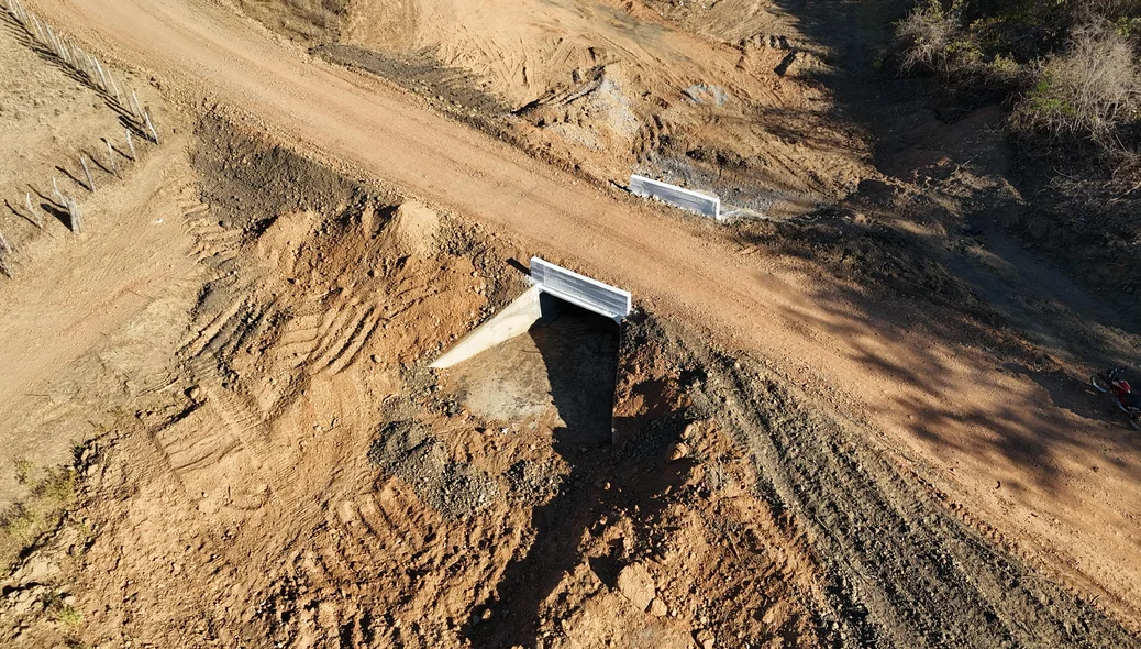 Ponte de acesso a comunidade São Raimundo