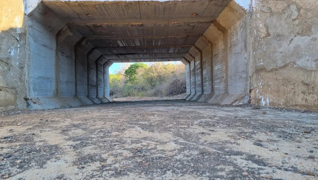 Ponte na comunidade São Raimundo, em Curimatá
