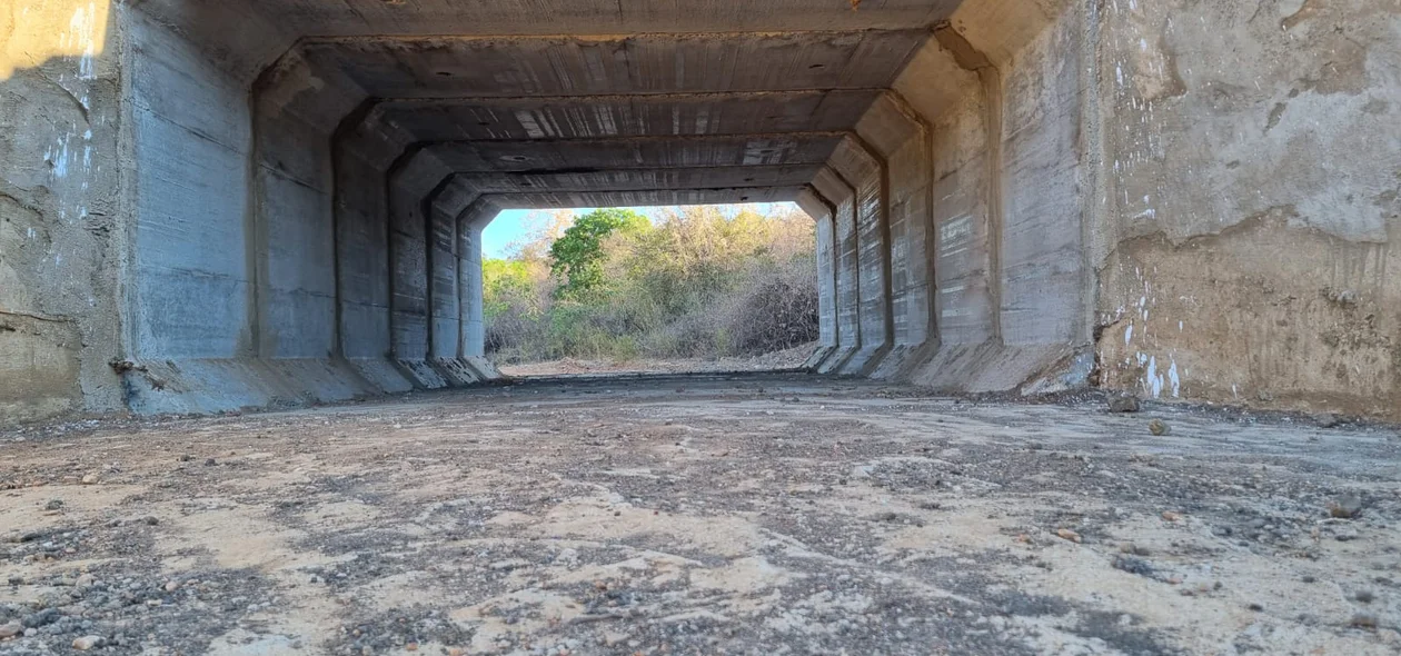 Ponte na comunidade São Raimundo, em Curimatá