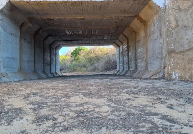 Ponte na comunidade São Raimundo, em Curimatá