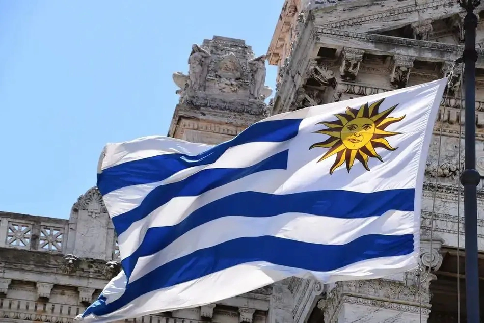 Praça independência em Montevidéu, capital do Uruguai