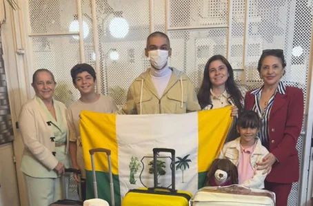 Prefeito Bruno Neto reunido com a família