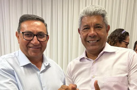 Prefeito Orlando Costa e governador Jerônimo Rodrigues