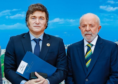 Presidente Lula e o presidente da Argentina, Javier Milei