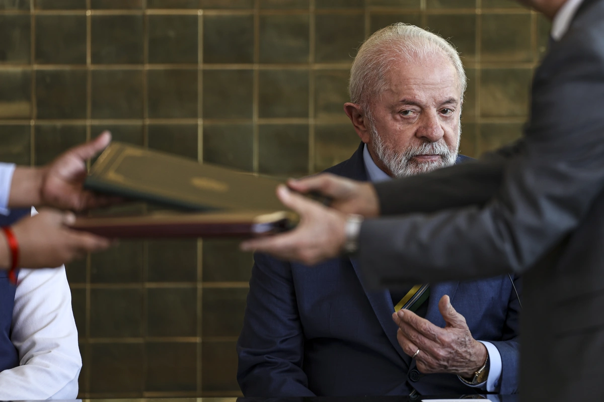 Presidente Lula no Palácio da Alvorada