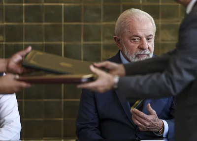 Presidente Lula no Palácio da Alvorada