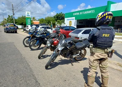 PRF apreendeu motocicletas em Parnaíba
