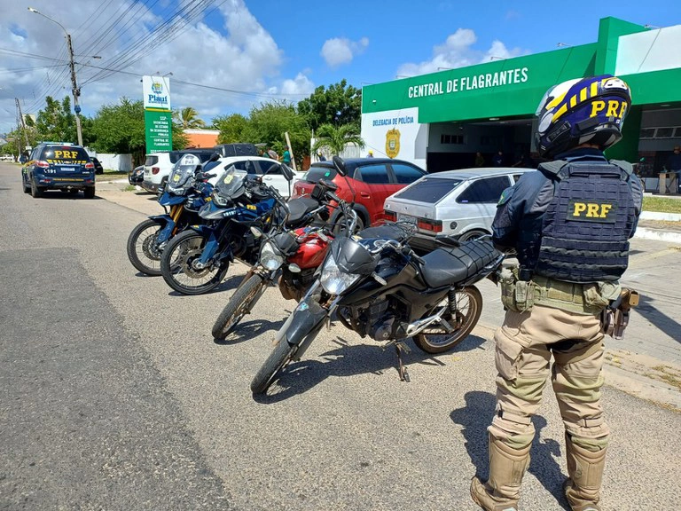 PRF apreendeu mototicletas em Parnaíba