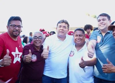 Rafael Fonteles durante votação no PT