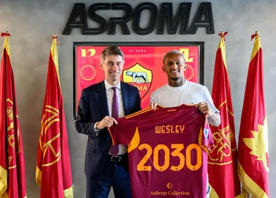 Roma anuncia a contratação de Wesley após despedida no Flamengo