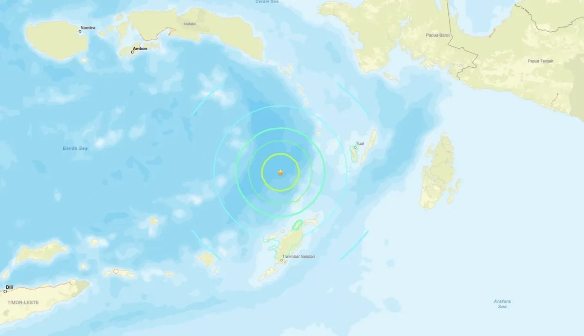 Terremoto é sentido na Indonésia