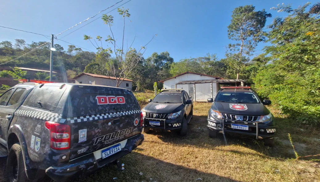 Unidades policiais que participaram da operação
