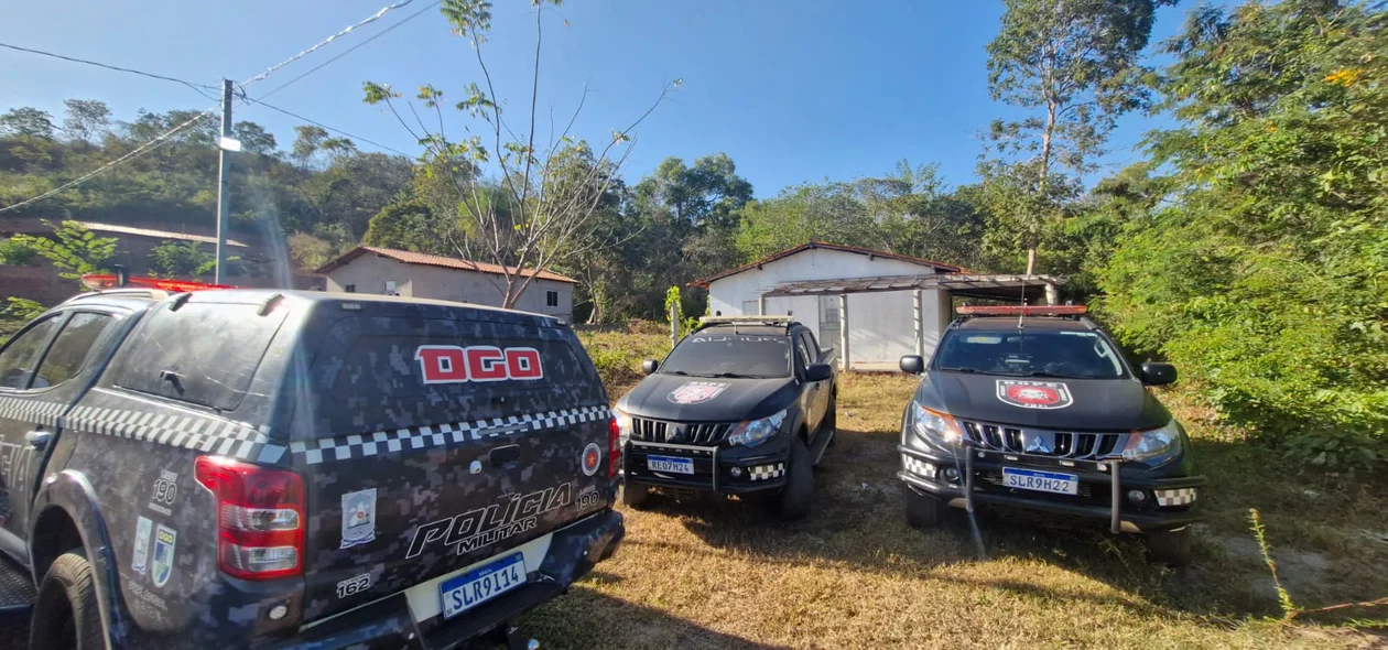 Unidades policiais que participaram da operação
