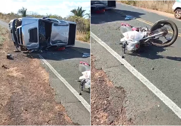 Acidente entre dois veículos deixa um morto na PI 221 em Altos