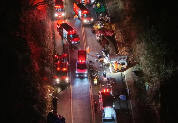 Acidente na BR 452 em Uberlândia