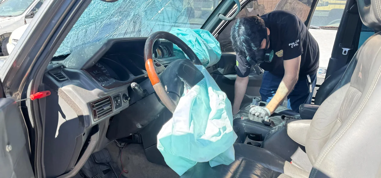 Airbags do carro foram acionados