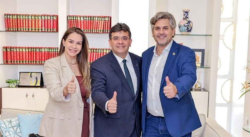 Anyara Santos, Rafael Fonteles e Pablo Santos