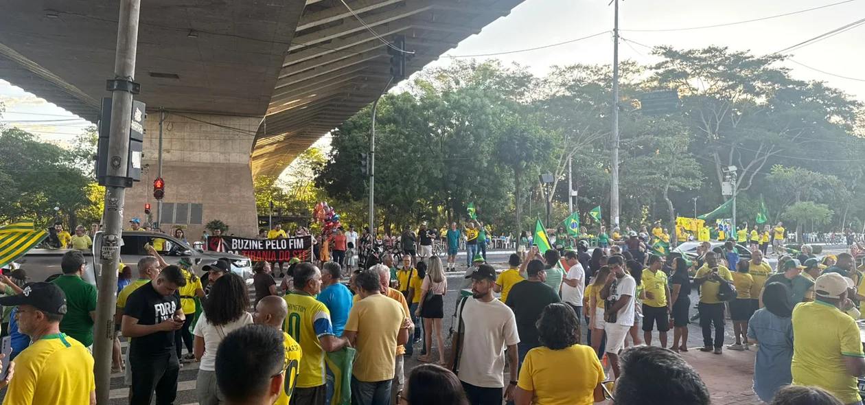 Ato contra Moraes em Teresina