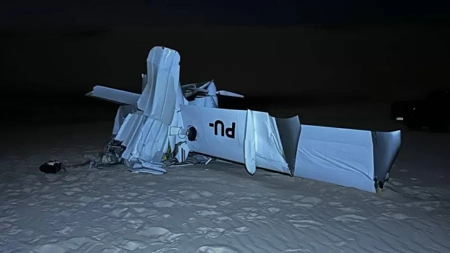 Avião caiu no Parque Nacional dos Lençõis Maranhenses
