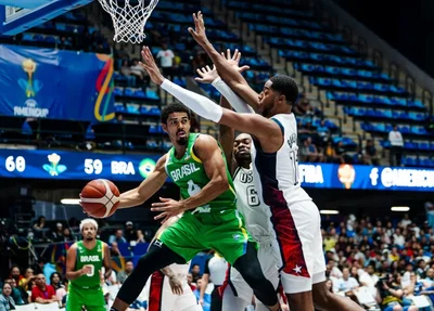 Brasil é derrotado para os EUA na Copa América de Basquete