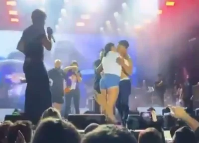 Cantor Nattanzinho paga R$ 1 mil para fã trair namorada em show