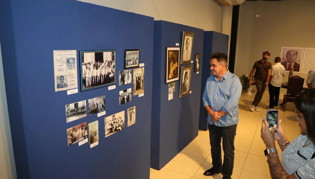 Ciro Nogueira participando da solenidade de inauguração do novo espaço