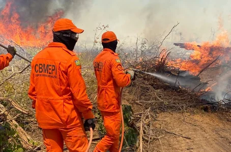 Combate à incêndio em Pavussu