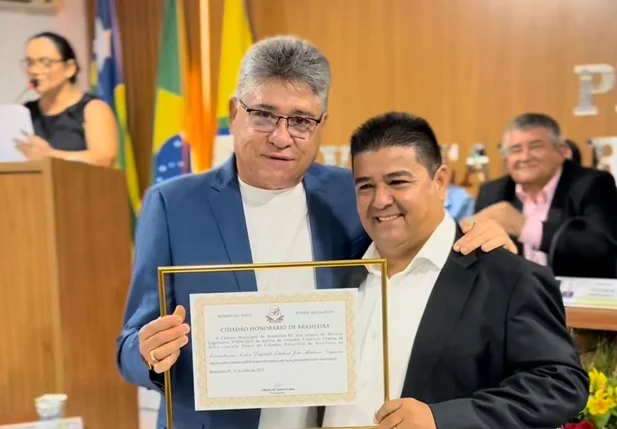 Deputado João Mádison recebe Título de Cidadania do Município de Brasileira