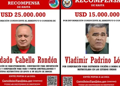 Diosdado Cabello Rondón e Vladimir Padrino López