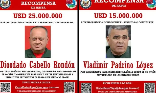 Diosdado Cabello Rondón e Vladimir Padrino López