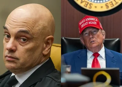 Donald Trump e Alexandre de Moraes