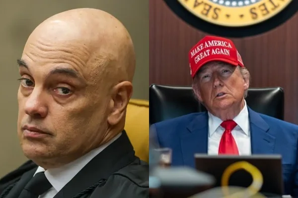 Donald Trump e Alexandre de Moraes
