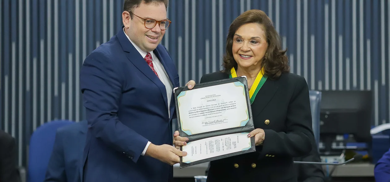 Eliane Nogueira foi homenageada com a Medalha do Mérito Legislativo