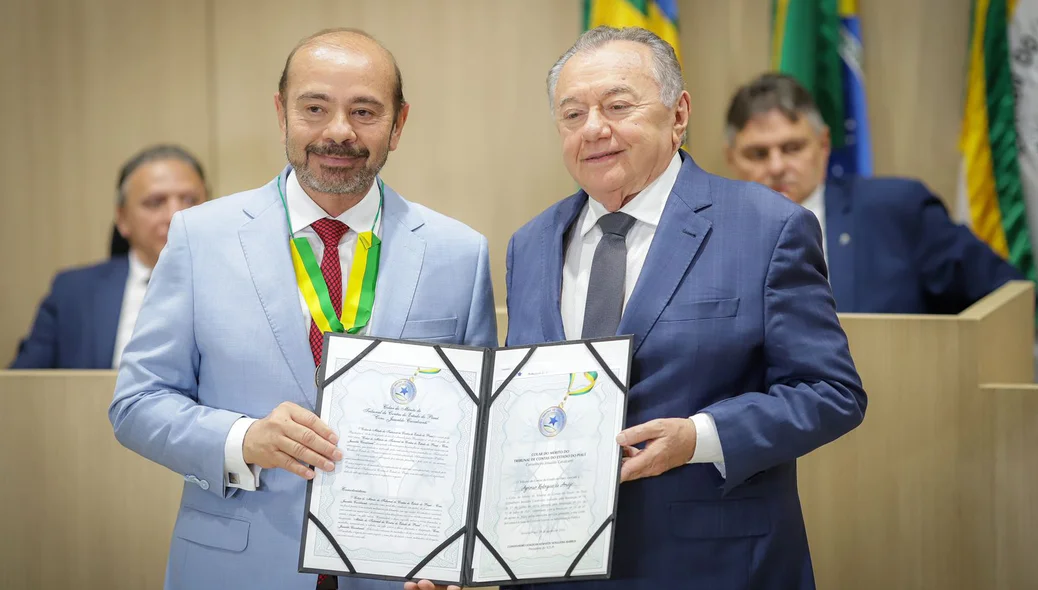 Entrega das medalhas