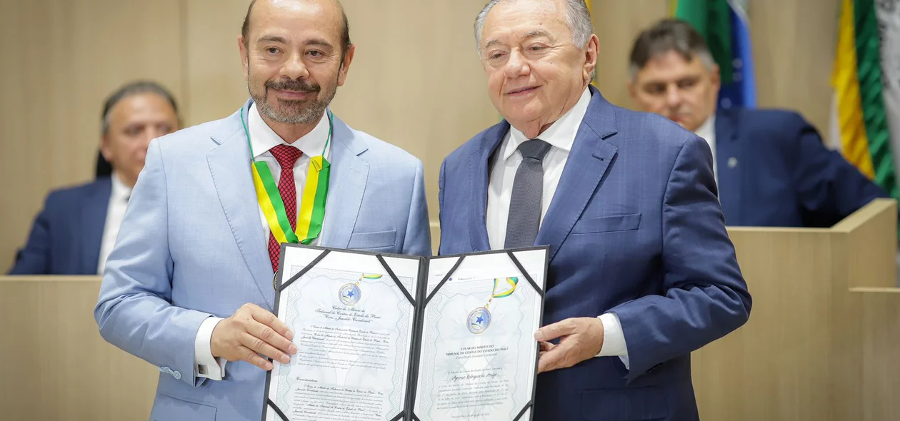 Entrega das medalhas